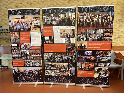 banners 10 jaar Parkinsonkoor